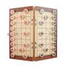 STEPMN Chinese Chess Set with Folding Wooden Board Portable Magnetic Xiangqi Traditional Classic Educational Strategy Games Travel Game for Beginners(Size:15.3 x 15.3in) view 1