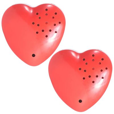BEAHING Voice Recorder, Sound Recorder, Voice Recorder for Stuffed Animal 2Pcs Heart Shaped Mini Voice Recorder 30 Seconds Voice Recorder with Playback for Kids Plush Toy Sound Recorder, standard