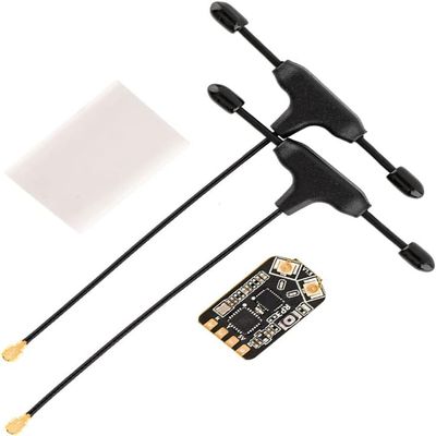 Xiangtat RadioMaster RP3 ExpressLRS 2.4ghz Nano Receiver -2.4ghz ExpressLRS Nano Receiver Drone RX Module with 65mm UFL T Antenna for FPV Drone Tiny Whoop Fixed-Wing RC Plane