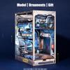 Book Nook Kit DIY Decorative Bookend Stand 3D Wooden Puzzle for Adults Gift Creativity Kit with LED Light Miniature Dollhouse Booknook (Alien Hub) view 3