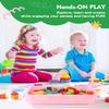 AtMini Sensory Bin Sand Tray with Lid for Toddlers 2 Pcs 15in Portable Sandbox Toy Large Plastic Tray for Kids 3 4 5 6 Fill with Sand, Water, Beads, and More (2 Pink) view 4
