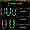 10 PCS Light Up Christmas Necklaces, 3 Modes Twinkle Flash Steady Colorful Christmas Accessories with 6 LED Bulbs, 6 Styles Xmas Party Favors for Snowflake Bell Cane Tree Holiday Party Decorations Supplies view 3