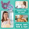 Disney Stitch Hair Clips & Hair Accessories for Girls Teens with Folding Brush, Dress Up Beauty Set Stocking Fillers Stitch Gifts for Girls view 4