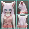 Rolamumu Fur Suit Animal Hood, Anime Style Kig Hood, Lolita Dress Up, Halloween Masquerade Cosplay Costume With Bells, Tongue Gloves(Color:K) view 2