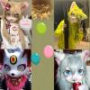 Rolamumu Fur Suit Animal Hood, Anime Style Kig Hood, Lolita Dress Up, Halloween Masquerade Cosplay Costume With Bells, Tongue Gloves(Color:K) view 3