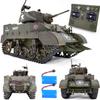 Ssccgym Remote Control Light Tank US M5A1 Stuart Tank 1/16 War RC Military Vehicle Simulation Smoke Barrel Lifting/Turret Rotation 360 Degrees/NO-Shooting/Collection Model view 1