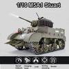 Ssccgym Remote Control Light Tank US M5A1 Stuart Tank 1/16 War RC Military Vehicle Simulation Smoke Barrel Lifting/Turret Rotation 360 Degrees/NO-Shooting/Collection Model view 2