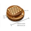 FGDIUCVN Wooden Magnetic Chess Travel Portable Chess Set Drawer Type with Storage Space Chess Board Luxury Educational Toy Gift Chess Sets view 2