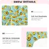 Cute Avocado Pattern Crib Sheet for Boys Girls Stretch Baby Toddler Crib Fitted Sheets Soft Fitted Baby Mattress Cover Bed Sheet for Unisex Newborn Crib Mattress M view 4