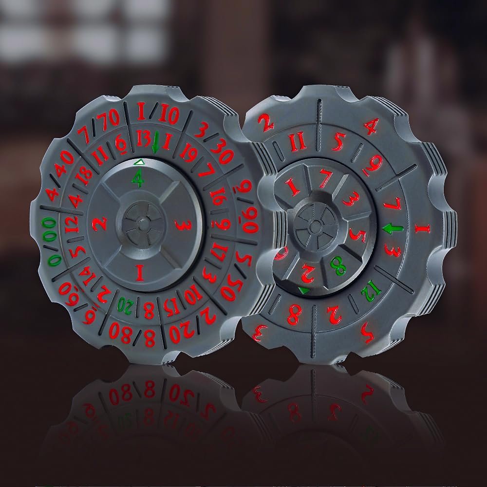 2-in-1 DND Dice & Fidget Dice 1 Pack, Unique Roulette D&D Dice, Cool Spinner D&D Metal Dice Set, D6, D8, D10, D12,D20,D% 7-in-1 Dungeons and Dragons Dice SetMTG RPG Role Playing Gaming Dice