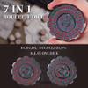 2-in-1 DND Dice & Fidget Dice 1 Pack, Unique Roulette D&D Dice, Cool Spinner D&D Metal Dice Set, D6, D8, D10, D12,D20,D% 7-in-1 Dungeons and Dragons Dice SetMTG RPG Role Playing Gaming Dice view 2