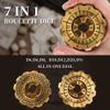 2-in-1 DND Dice & Fidget Spinner(1 Pack), Unique Roulette D&D Dice, Cool Spinner D&D Metal Dice Set, D6, D8, D10, D12,D20,D% 7-in-1 Dungeons and Dragons Dice SetMTG RPG Role Playing Gaming view 2