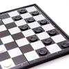 FGDIUCVN Classic Chess Set Chess Set Checkers Portable with Folding Magnetic Board Family Activity Games Entertainment Gifts Black and White Travel International Chess Board Games Set view 4