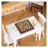 FGDIUCVN Chess Set Small Chess 1.9 Inch Mini Chess Ornaments Portable Table Game for Outdoors, Travel Family International Chess view 4