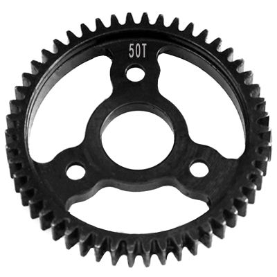 32P Spur Gear, 50T 0.8 Metric Pitch, Compatible with 32-Pitch, Hardened Steel 50 Tooth 0.8M Spur Main Gear for 1/10 TRAXXAS Ford Rustler Slash Stampede 4X4 Arrma, Replace #6842