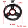 32P Spur Gear, 50T 0.8 Metric Pitch, Compatible with 32-Pitch, Hardened Steel 50 Tooth 0.8M Spur Main Gear for 1/10 TRAXXAS Ford Rustler Slash Stampede 4X4 Arrma, Replace #6842 view 2