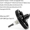 32P Spur Gear, 50T 0.8 Metric Pitch, Compatible with 32-Pitch, Hardened Steel 50 Tooth 0.8M Spur Main Gear for 1/10 TRAXXAS Ford Rustler Slash Stampede 4X4 Arrma, Replace #6842 view 3