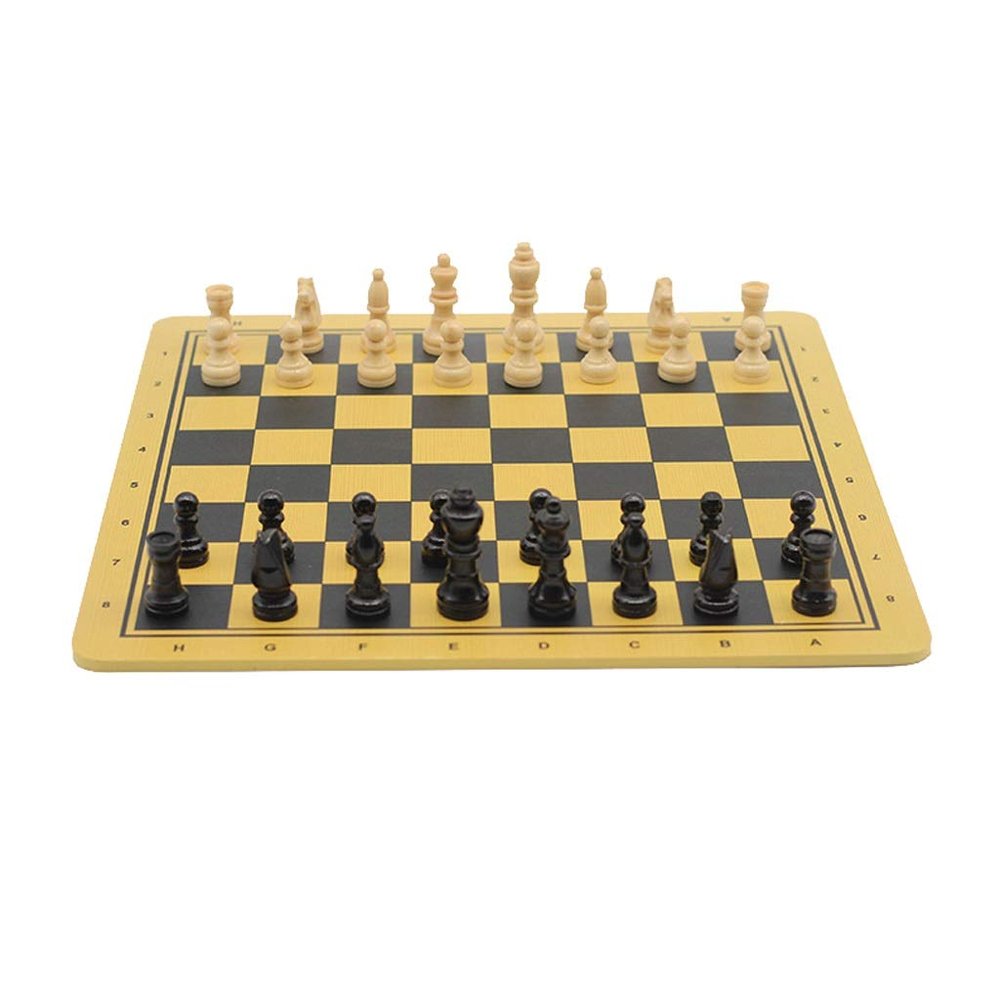 FGDIUCVN Luxury Wooden Travel Chess Portable Chess Game Interactive for Adults Chess Sets