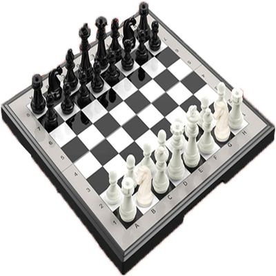 FGDIUCVN International Chess Magnetic Chess Set Folding Chess Set Professional Portable Travel Chess Board Game with Chess for Birthday Gift Chess Gifts