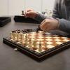 International Chess Magnetic Chess Set Folding Chess Set Professional Portable Travel Chess Board Games with Chess and Storage Slots Chess Gifts view 3