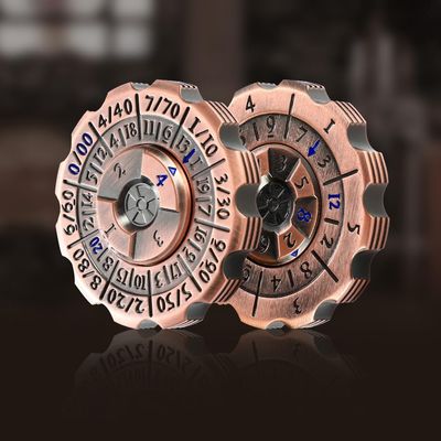 2-in-1 DND Dice & Fidget Spinner(1 Pack), Unique Roulette D&D Dice, Cool Spinner D&D Metal Dice Set, D6, D8, D10, D12,D20,D% 7-in-1 Dungeons and Dragons Dice SetMTG RPG Role Playing Gaming