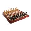 FGDIUCVN Foldable Luxury Chess Portable Travel Chess Set is Light and Easy to Carry Provide Gifts for Chess Lovers and Learners Chess Gifts view 1