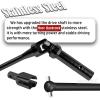 BRCatWPark RC Drive Shaft Axles & Diff Outdrive Upgrades Part for 1/5 KRATON 8S BLX/Outcast 8S BLX,4PCS Front Rear CVD Driveshaft w/Wheel Hex Nuts Hop Ups,Black & Red view 4