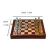 FGDIUCVN Foldable Luxury Chess Portable Travel Chess Set is Light and Easy to Carry Provide Gifts for Chess Lovers and Learners Chess Gifts view 2