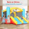 Inflatable Bounce House for Kids,12x8.8 FT Bouncy Castle for Outdoor Fun - Dual Lanes, Obstacle Arch  Easy to Set Up & Included Air Blower & Carrying Bag view 2
