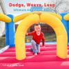 Inflatable Bounce House for Kids,12x8.8 FT Bouncy Castle for Outdoor Fun - Dual Lanes, Obstacle Arch  Easy to Set Up & Included Air Blower & Carrying Bag view 4