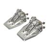 DingMotuo 1 Pair Trim Tabs 69 * 57mm CNC Machined Aluminum Alloy for Radio Control Hobby 100-150cm Racing Boats Model DIY Parts Accessories view 1