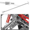 BRCatWPark RC Drive Shaft Axles & Driveshaft Dogbone & Diff Outdrive w/Wheel Hex Nuts Upgrades Part for 1/5 KRATON 8S BLX/Outcast 8S BLX,Drive Shaft Axles CVD,Silver & Red view 4