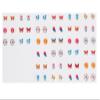 Floral Flutter Stick On Earrings (30 pairs) view 2