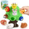 SnapGlowz Gifts for 1-5 Year Old Boys, Toddler Toys Farm Animal Learning Toy for Toddlers 1-6 Forest Animal Playset Montessori Toys for 2-6 Girls Sensory Christmas Birthday Gifts for Boys view 1