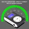 MUNEFE Mini MP3 Music Player, Sports Back Clip Music Player, Portable Mini LCD Screen MP3 Music Player for Outdoor Activities view 4