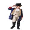 Colorful House George Washington Costume Kids Colonial Outfits Boys American Revolution Historic Navy Blue(11-12Y,2XL) view 1