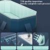 Foldable Swimming Pools for Kids, Foldable Kiddie Pool,Portable Dog Swimming Pool & Collapsible Swimming Pool for Dogs Cats and Kids(Size:6.0 * 4.5 * 1.7FT) view 3