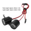 3W LED RC Car Headlight, Aluminum Alloy Housing RC Searchlight, Replacement Spare Part, RC Searchlight, for Remote Control Car Model, with Stable Voltage Module (Black) view 2