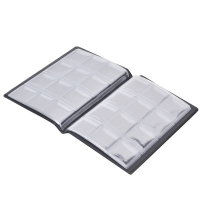 120 Pockets Cion Collection Book, Souvenir Cion Album Cion Holders for Collectors Cion Collection Organizer Storage Box Case Money Specie Display Storage Case 10 Pages(Blue)