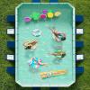 Foldable Rectangular Family Swimming Pool, Kids Swimming Pool Pet Bath Tub, Wading Pool Collapsible Hard Plastic Non-Slip Extra Large Pool for Dogs & Cats & Kids(Size:9.8 * 5.4 * 1.8FT) view 2