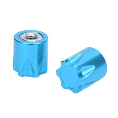 Akozon 4pcs RC Wheel Rim Center in Quality Aluminum Alloy with M4 Nut - Fit for for Axial SCX10 90046 D90, for - Compact and Lightweight RC Accessory (#13)