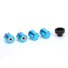 Akozon 4pcs RC Wheel Rim Center in Quality Aluminum Alloy with M4 Nut - Fit for for Axial SCX10 90046 D90, for - Compact and Lightweight RC Accessory (#13) view 4
