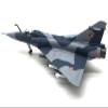 Dassault Mirage 2000C Fighter Aircraft EC 1/12, Cambresis, SPA 162 Tigre, NATO Tiger Meet, Belgium (2009) Armee de l'Air (French Air Force) 1/100 Diecast Model Airplane FS008A view 4