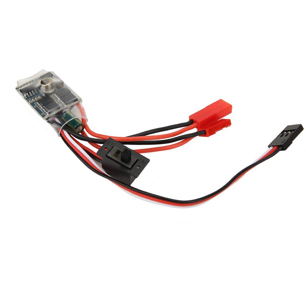 Akozon 30A 4-8V ESC Two Way RC Motor Speed Controller | HighPrecision PCB & Digital Programming Board | Compact, Lightweight | for 1/16, 1/18, 1/24 Car and Boat | (#11)