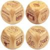 Couple Date Night Dice Ideas Gifts for Men Women Food Decision Dice Naughty Games Anniversary Birthday Engagement Valentine's Day Gift for Boyfriend Girlfriend Husband Wife Groom Bride Him Her view 1