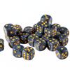 25 Count Pack of 12mm D6 Dice - Matching Collection of 6 Sided Dice with Pips (Stone Slab) view 2