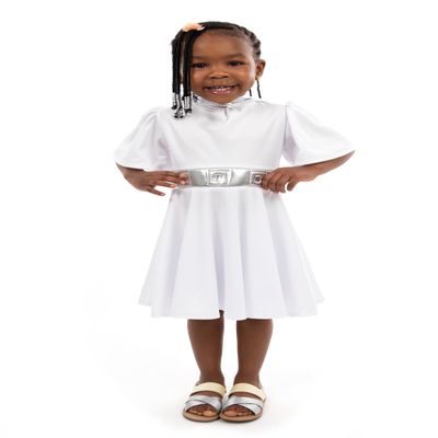 Little Adventures Galactic Princess Twirl Dress Up Costume - Machine Washable Child Pretend Play Party Dress (Size 12)