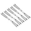 MECCANIXITY 10Pcs Metal Clevis Quick Link M2 Thread Steel Clevis Self Locking Clip Fixing Wing for RC Airplane Car Helicopter Model Replacements, 2mm x 25mm view 1