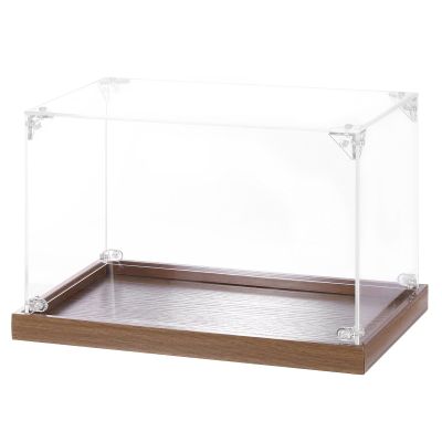 MECCANIXITY Acrylic Display Case, 10"x6"x6" Clear Display Box Assemble Dustproof Storage Organizer Showcase for Collectibles Action Figures