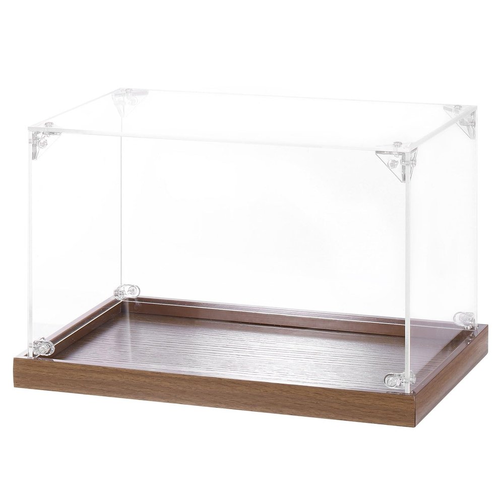 MECCANIXITY Acrylic Display Case, 10"x6"x6" Clear Display Box Assemble Dustproof Storage Organizer Showcase for Collectibles Action Figures